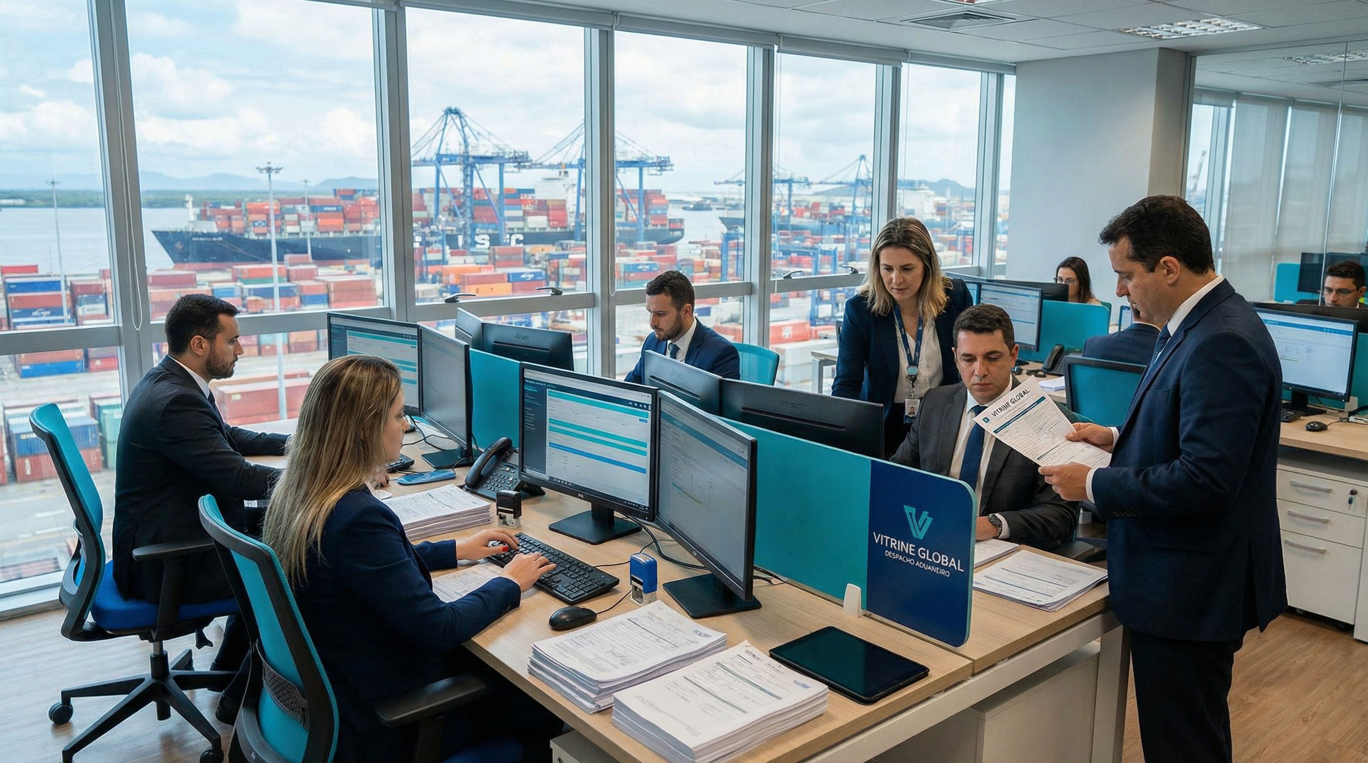 Desembaraço aduaneiro Vitrine Global
