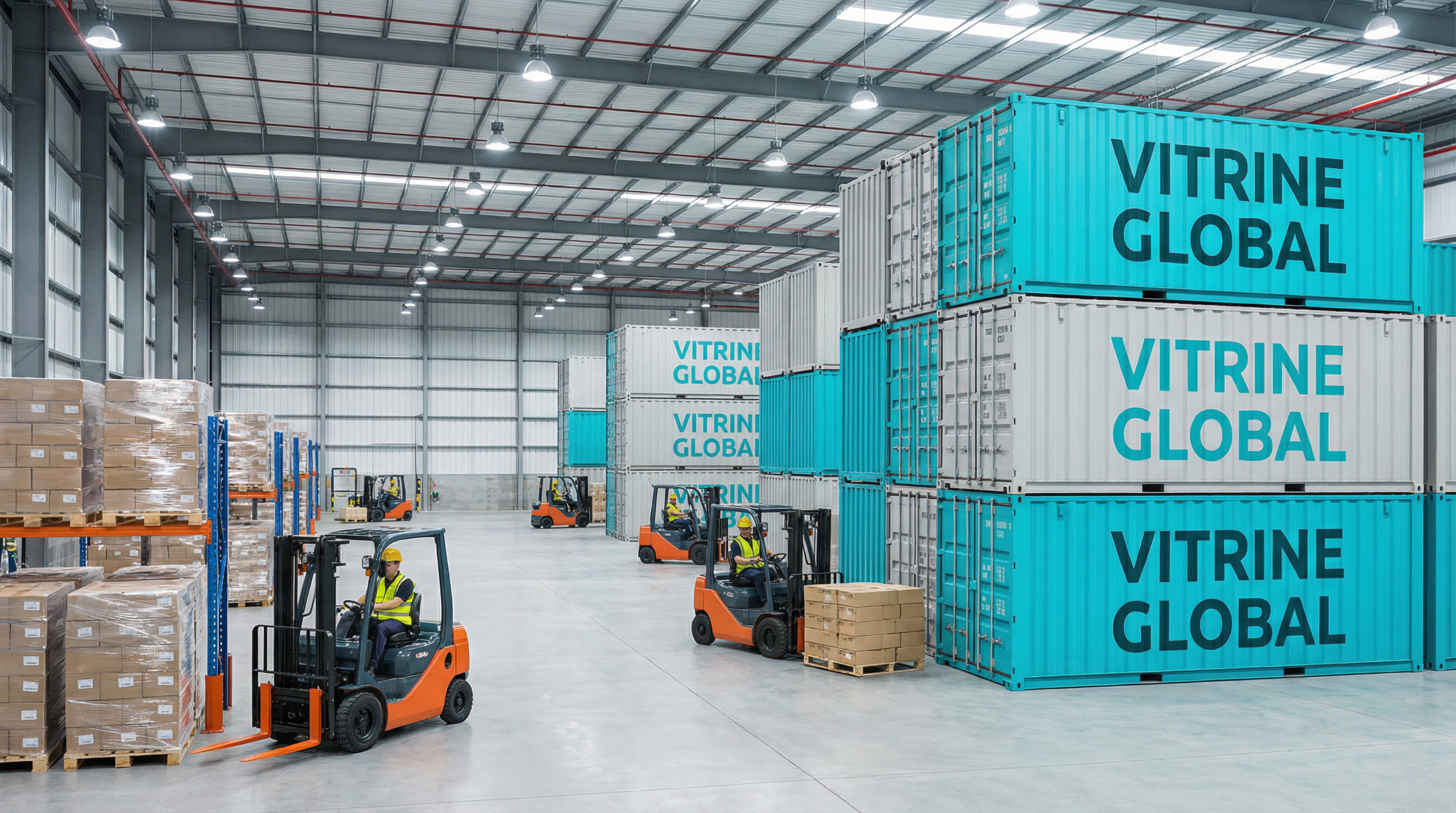 Operações no armazém Vitrine Global